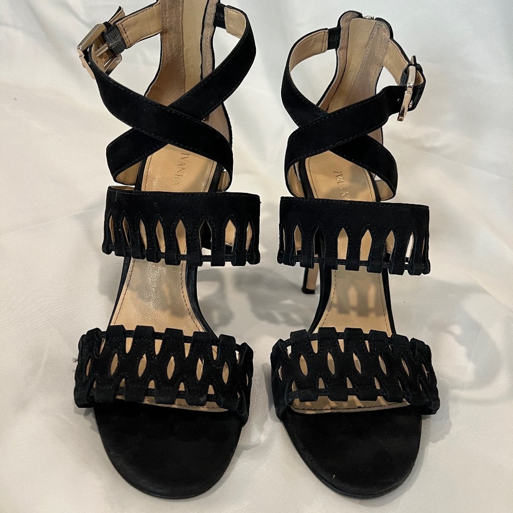 Ivanka Trump Suede Heels Size 8M